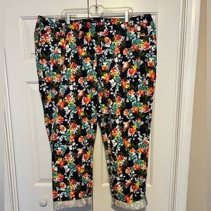 Perfect for spring: Stretch denim capri/ankle pants 24W NWOT